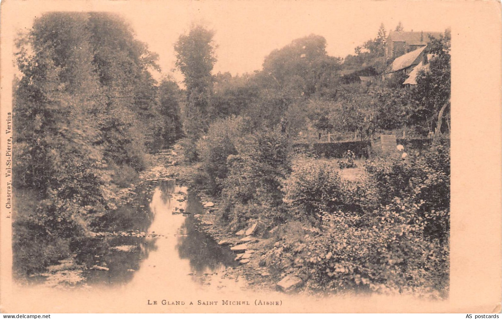 C274 France La Gland a Saint Michel vintage postcard