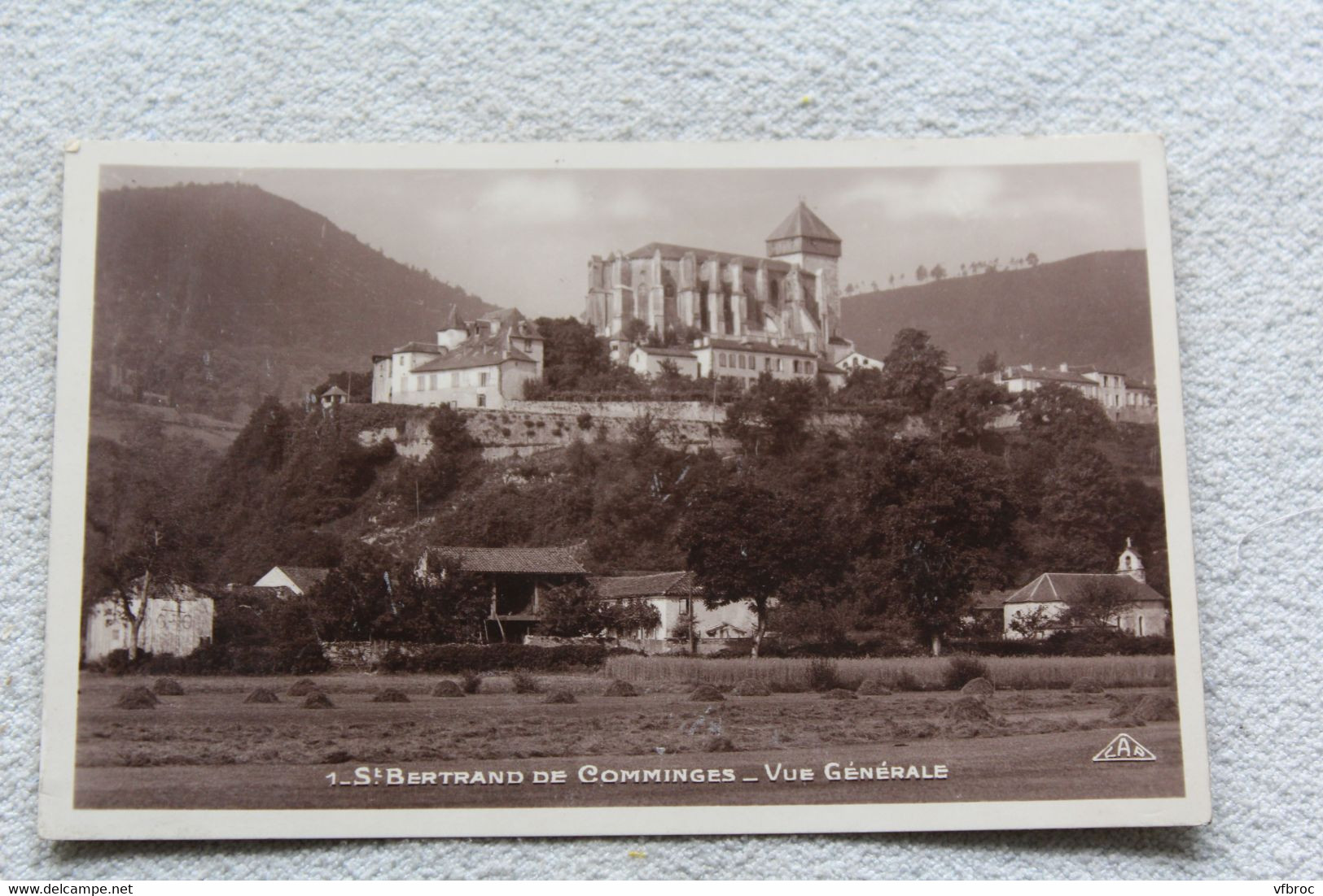 C341, Cpsm, Saint Bertrand de Comminges, vue générale, Haute Garonne 31