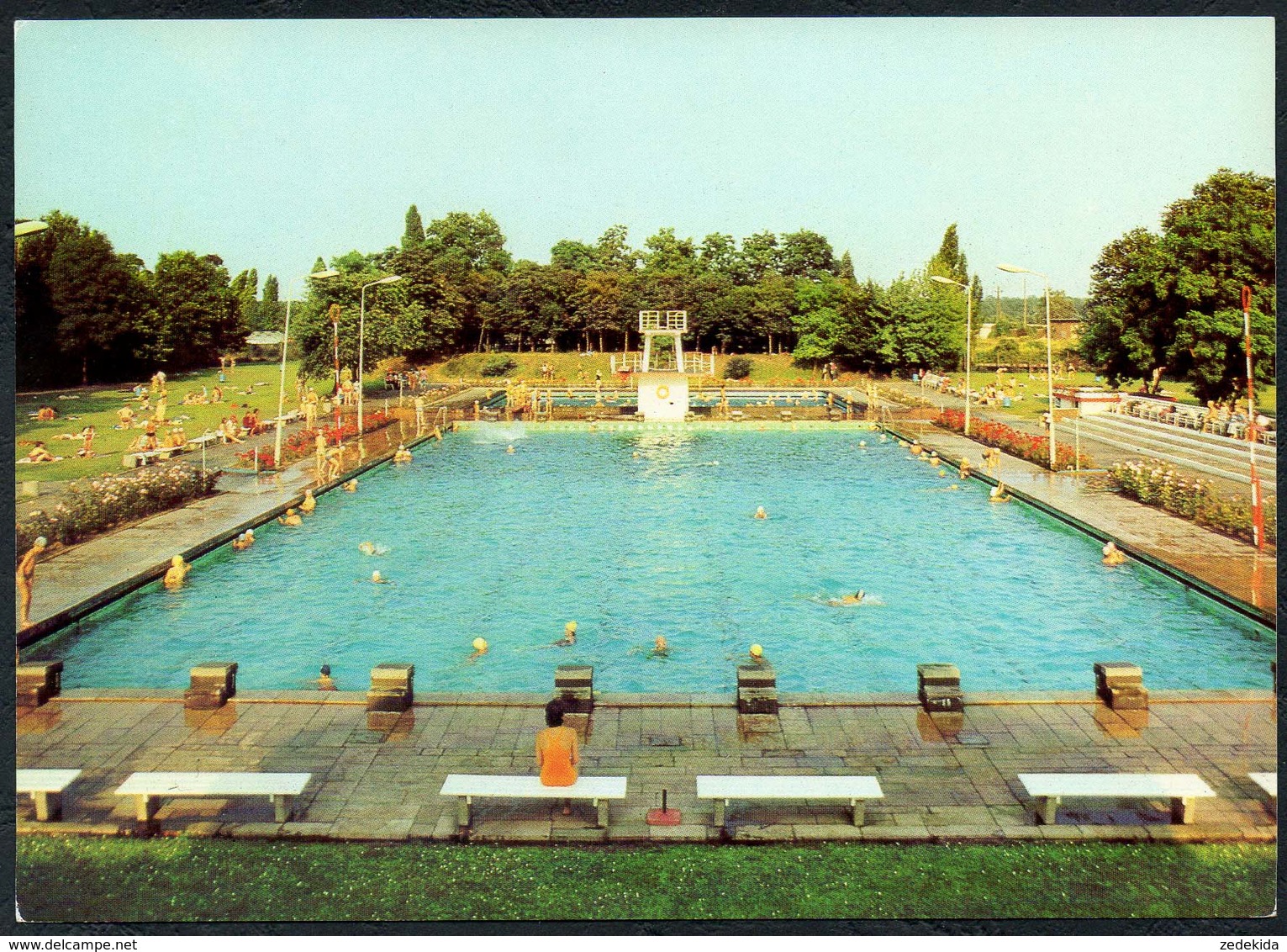 C6008 - TOP Wolfen Kr. Bitterfeld - Freibad Schwimmbad