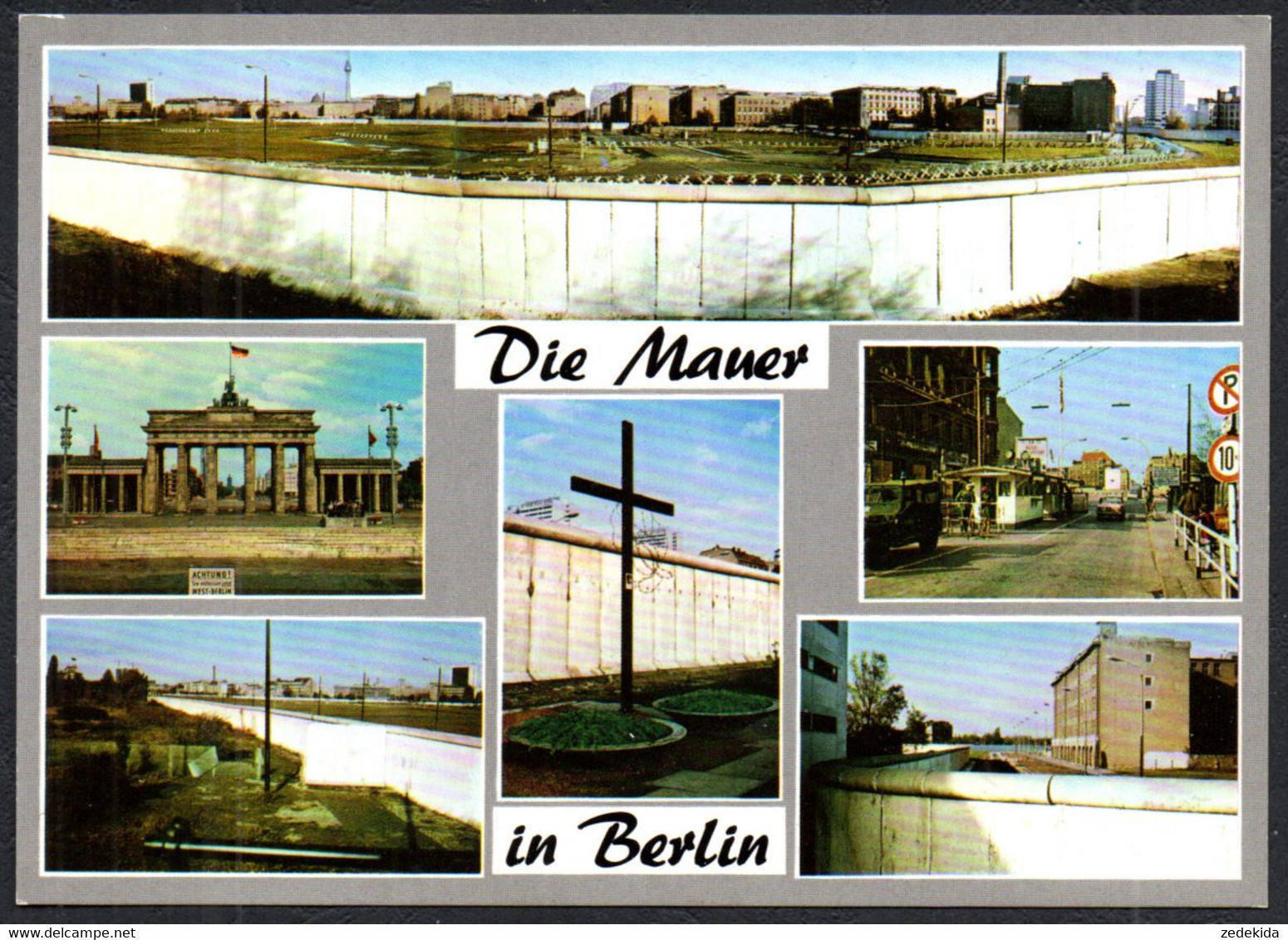 C9169 - TOP Berlin Berliner Mauer Grenze Grenzstreifen - Verlag Kunst und Bild