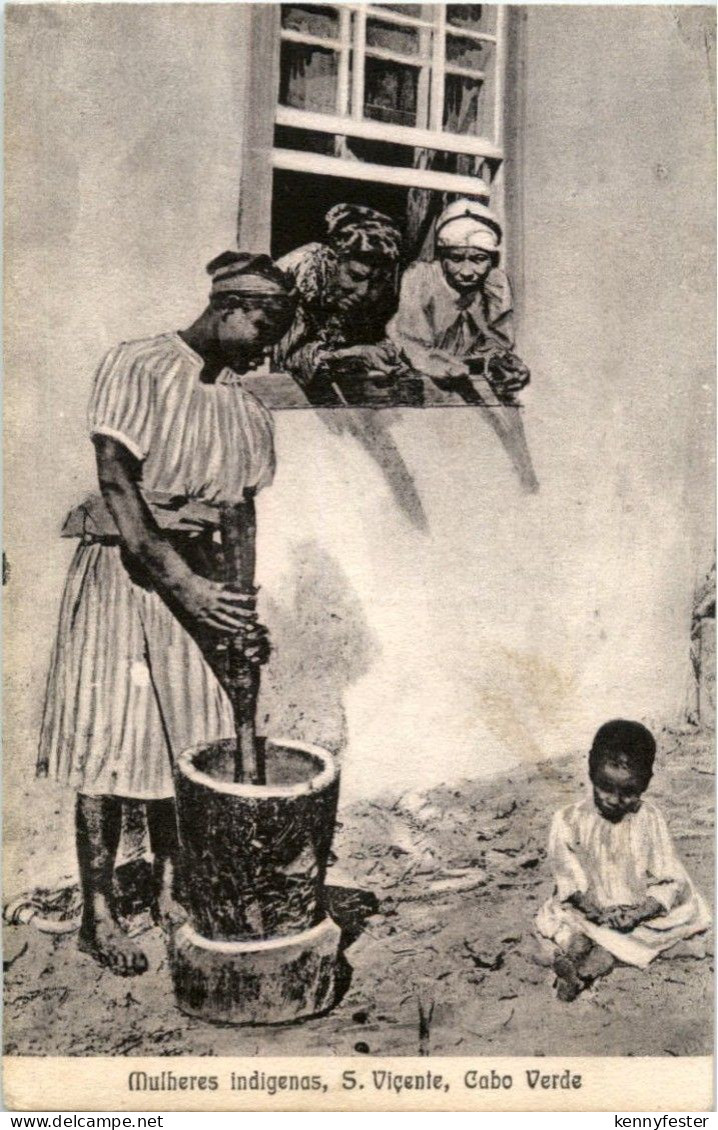 Cabo Verde - Mulheres Indigenas - S. Vincente