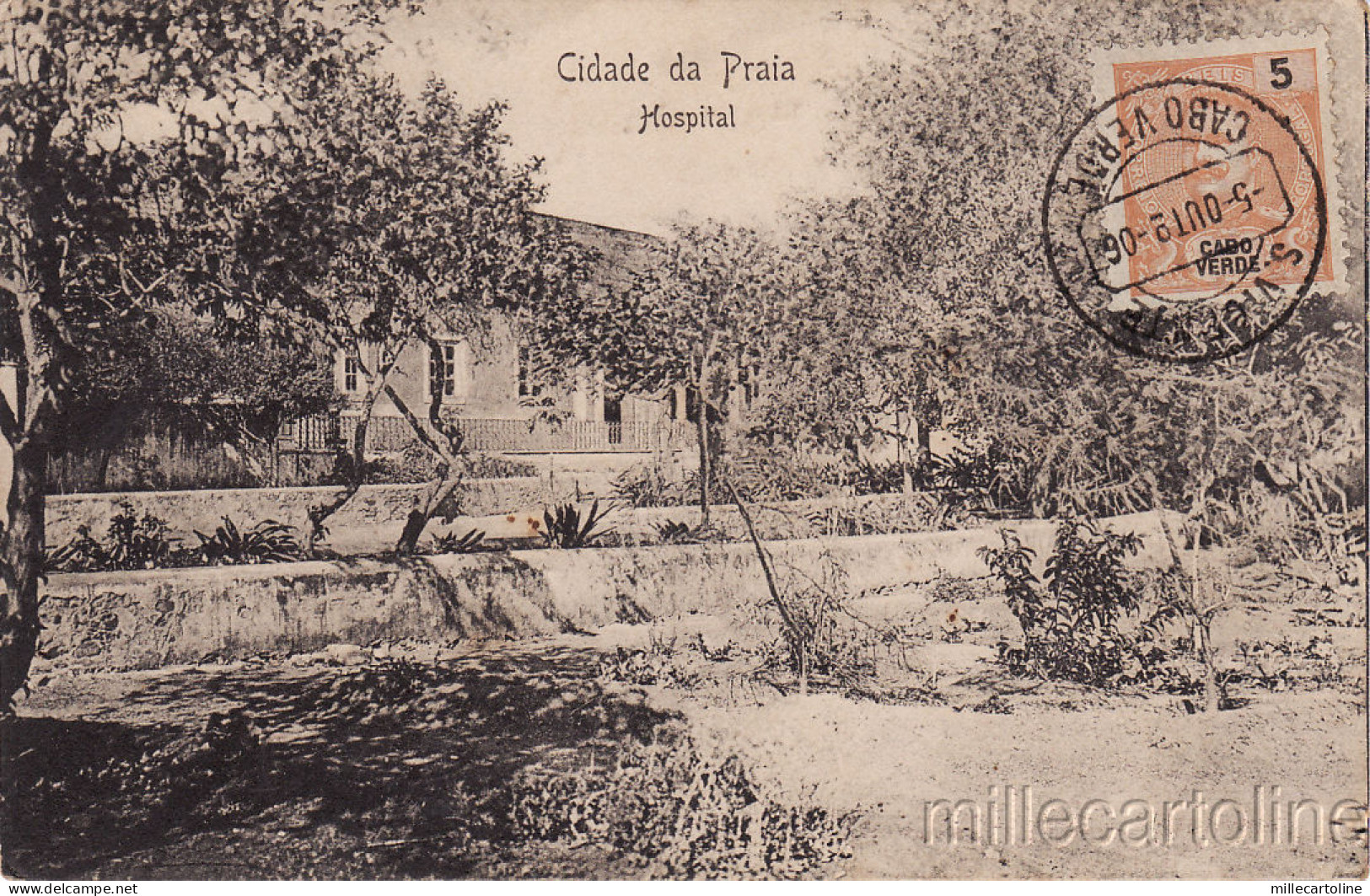 * CABO VERDE - S.Vicente - Cidade da Praia, Hospital 1906