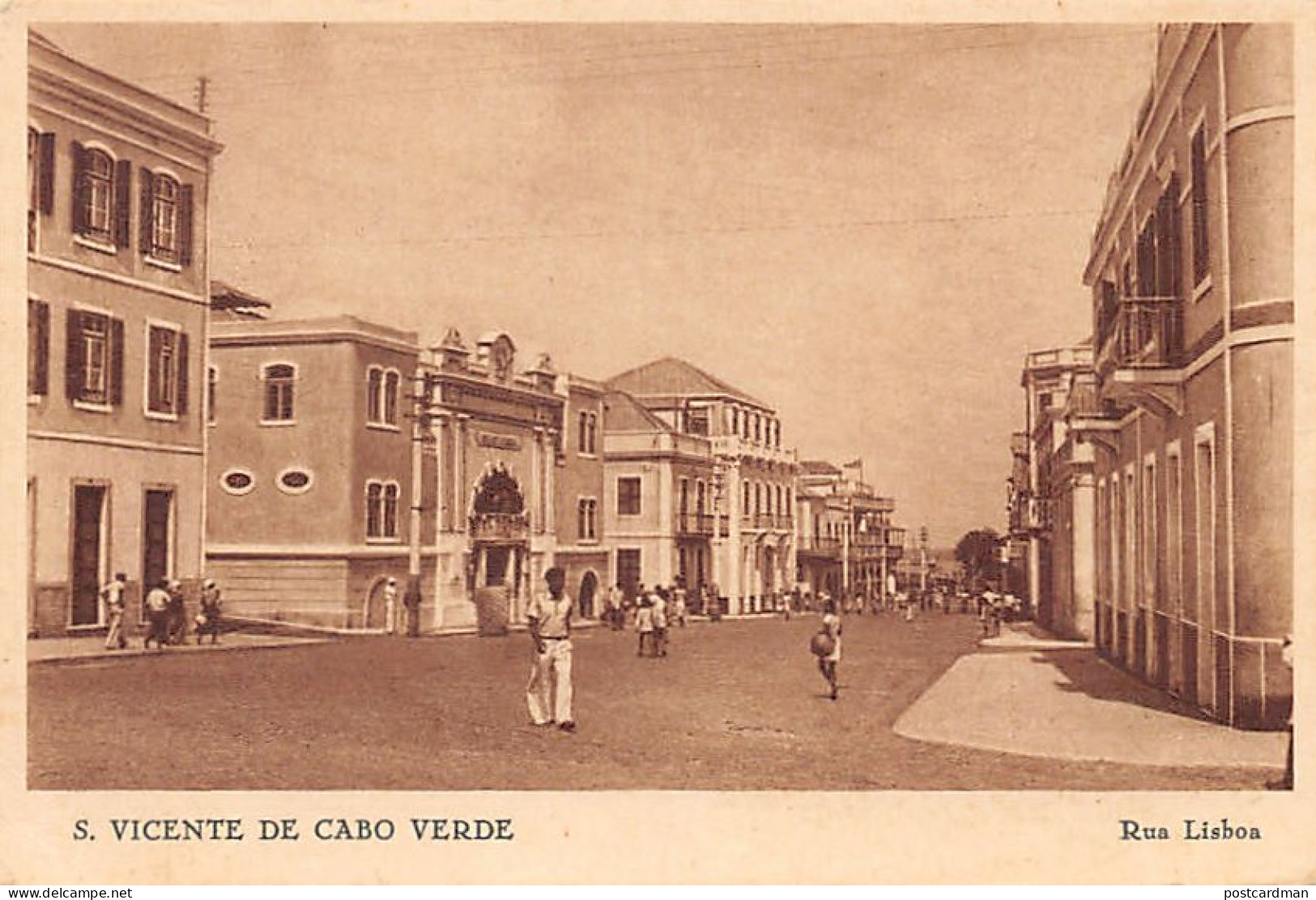Cabo Verde - SÃO VICENTE - Rua Lisboa - Ed. Casa Leão