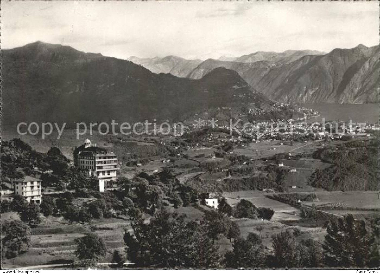 Cademario Panorama Kurhaus Cademario