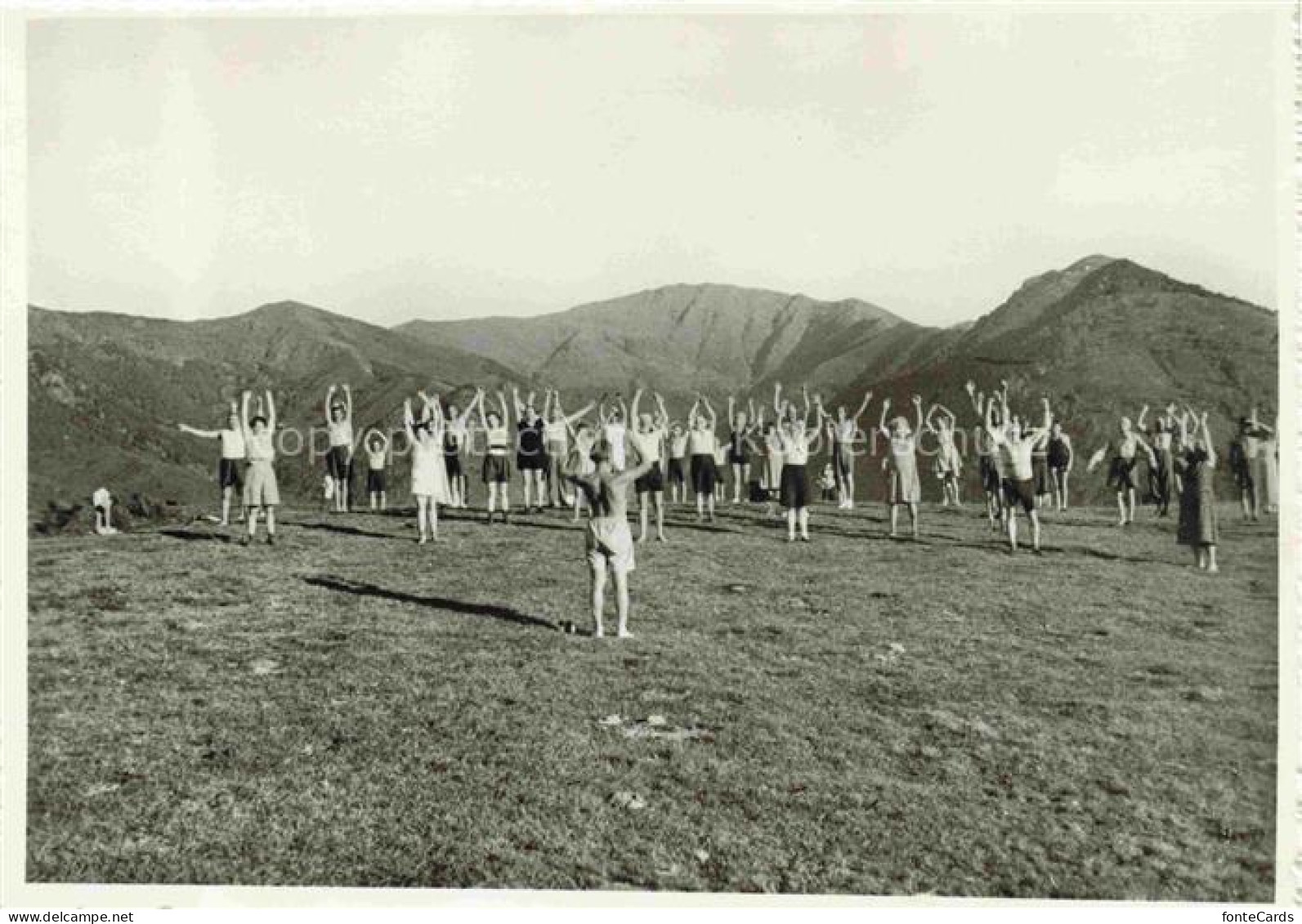 Cademario TI Kurhaus Cademario Morgenturnen