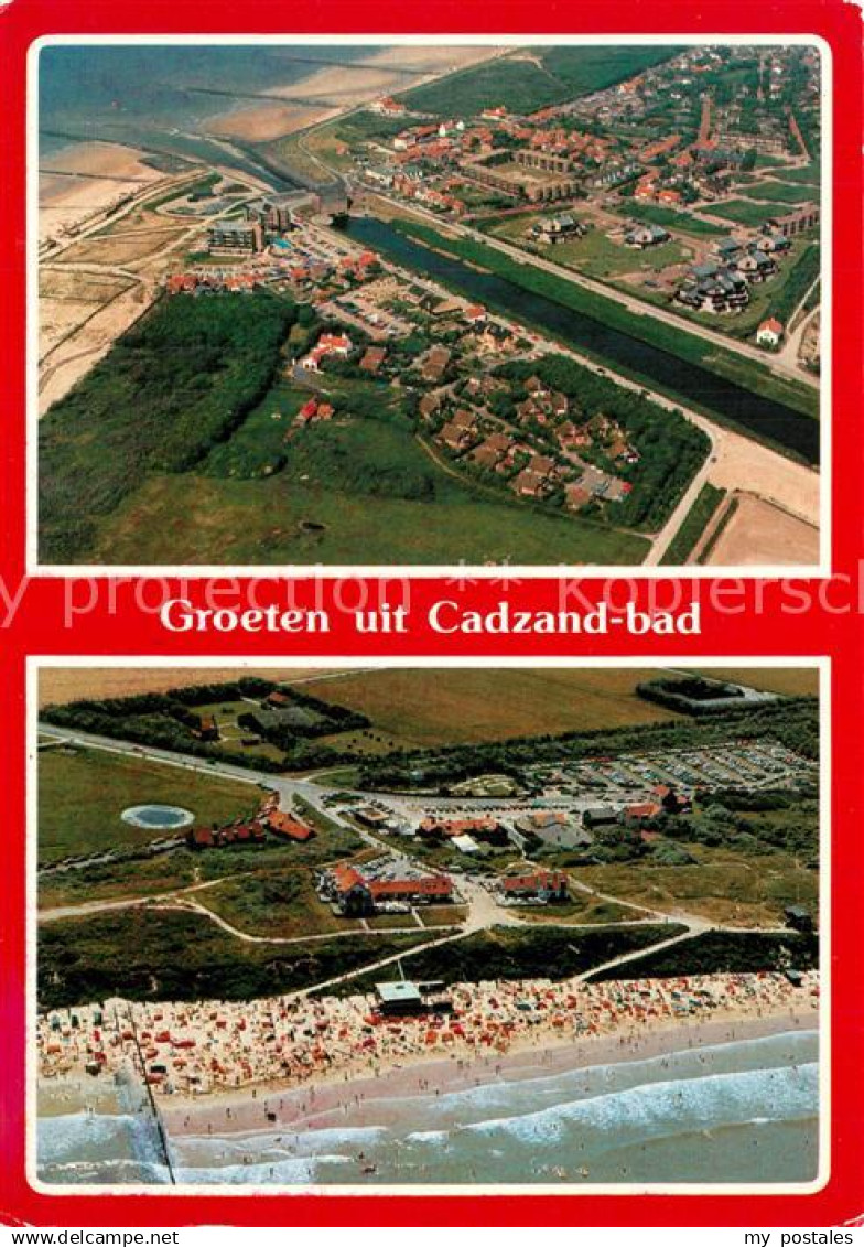 Cadzand Bad Fliegeraufnahme