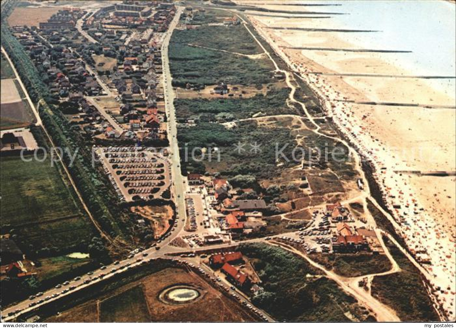 Cadzand Zeeland Fliegeraufnahme