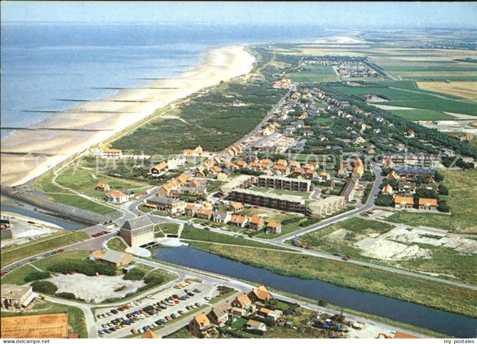 Cadzand Zeeland Fliegeraufnahme