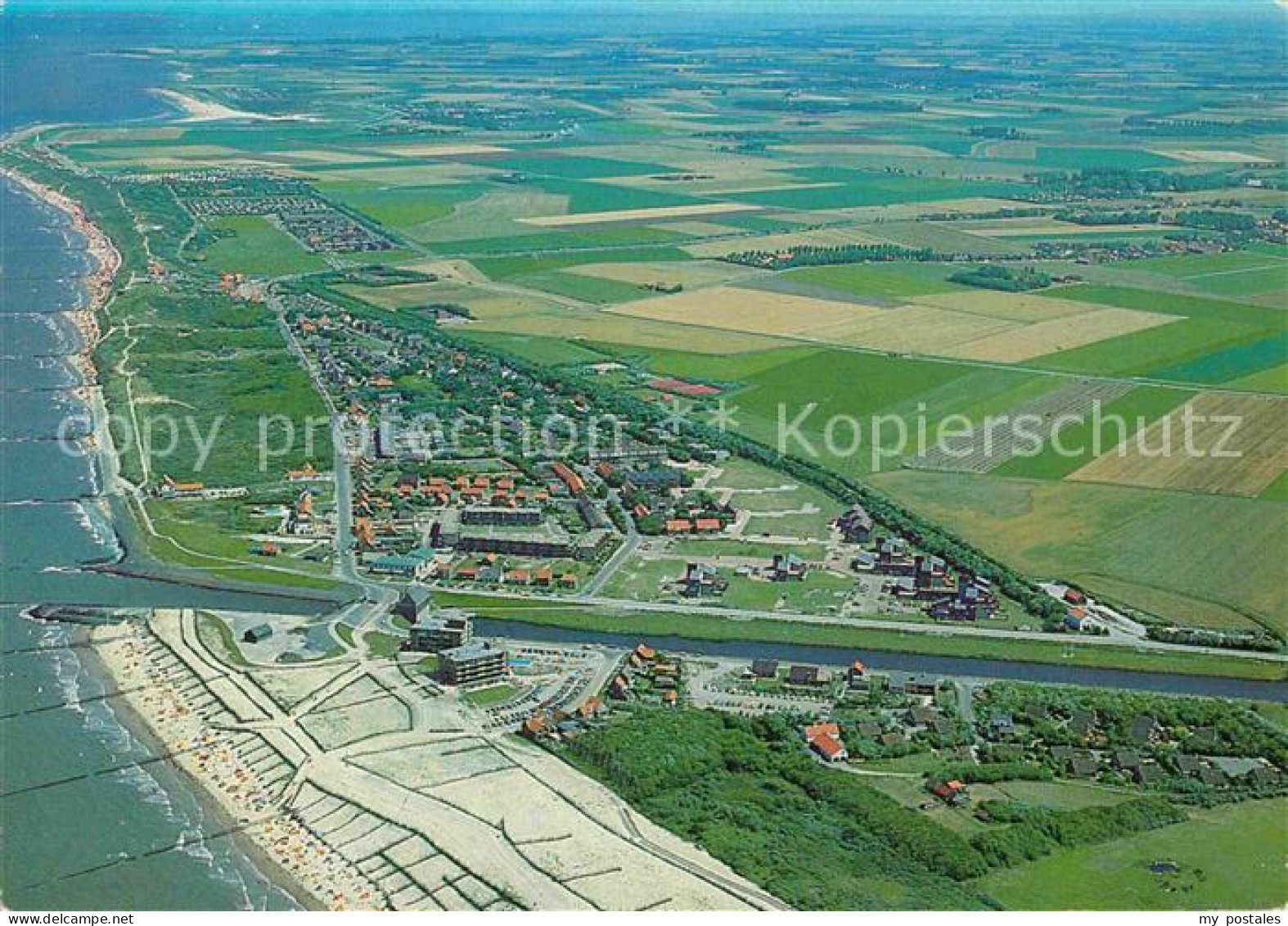 Cadzand Zeeland Fliegeraufnahme
