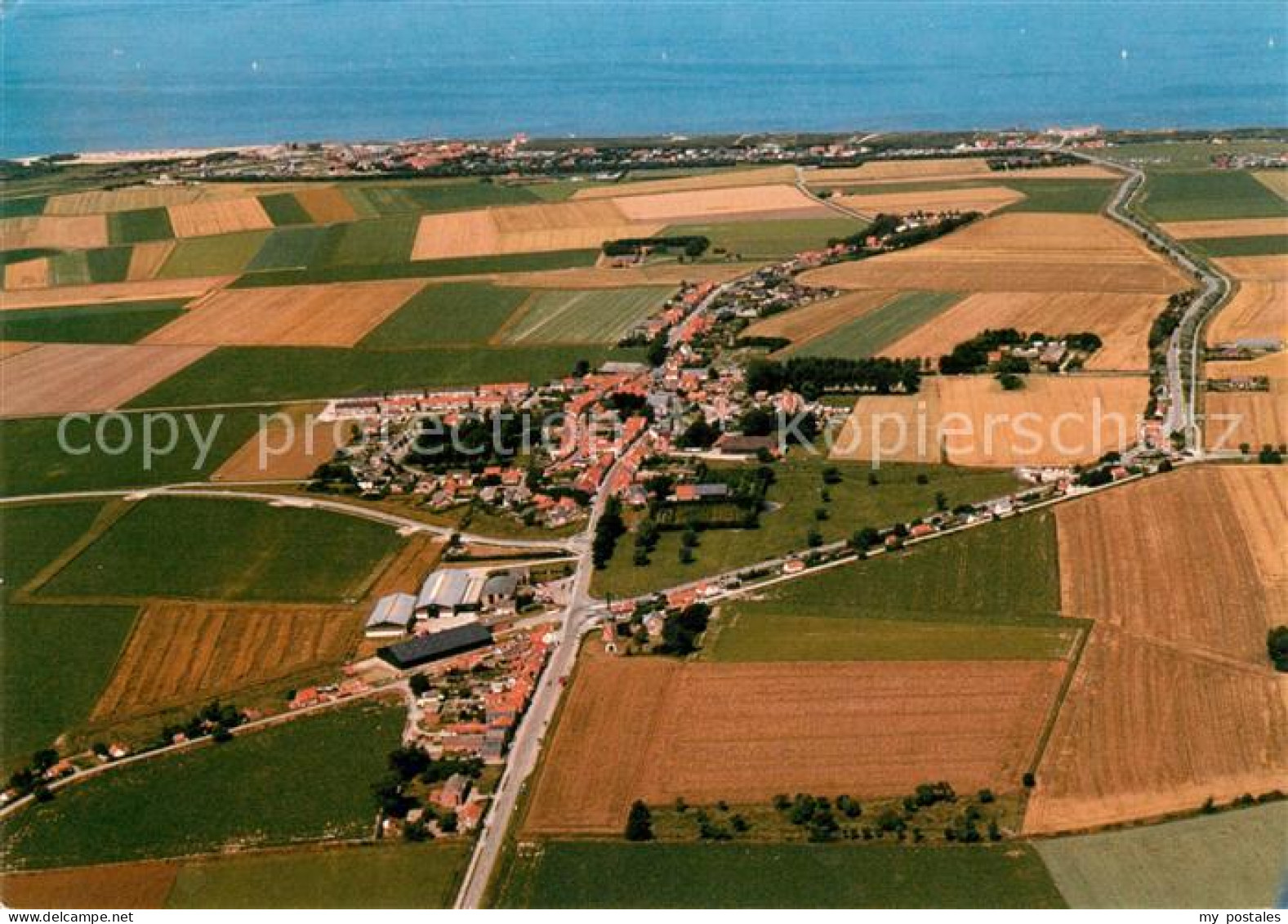 Cadzand Zeeland Fliegeraufnahme
