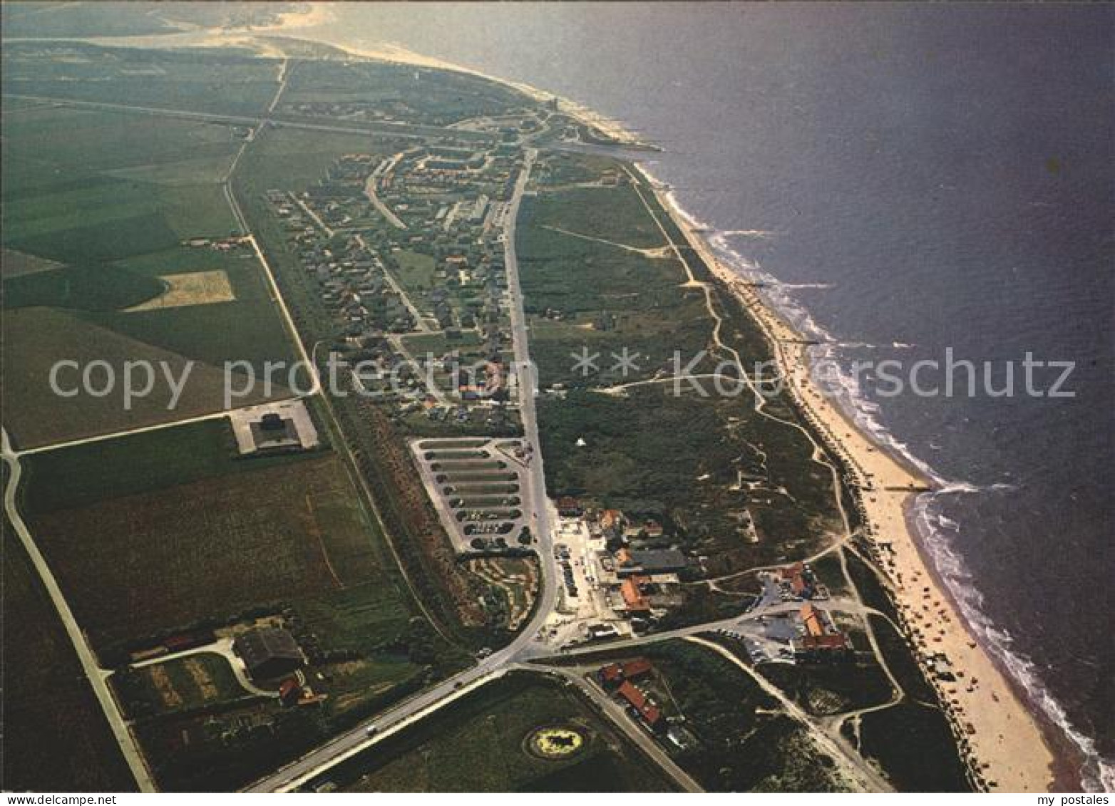 Cadzand Zeeland Fliegeraufnahme