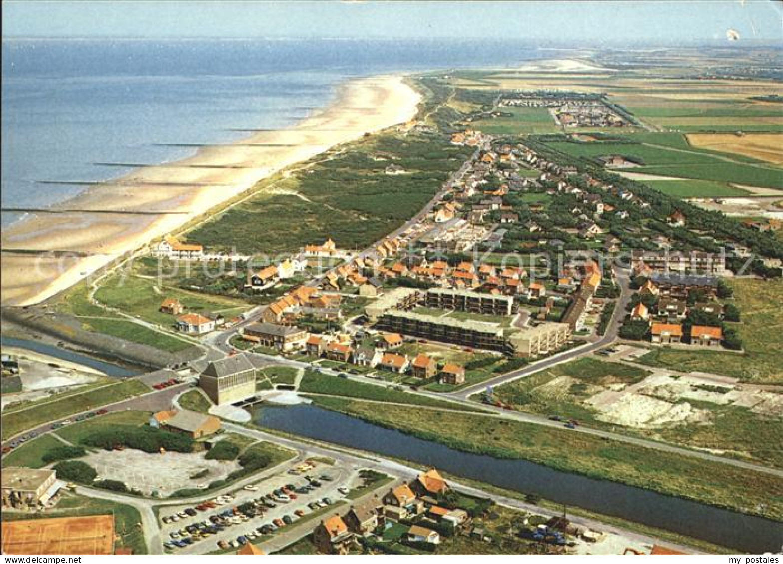 Cadzand Zeeland Luchtfoto