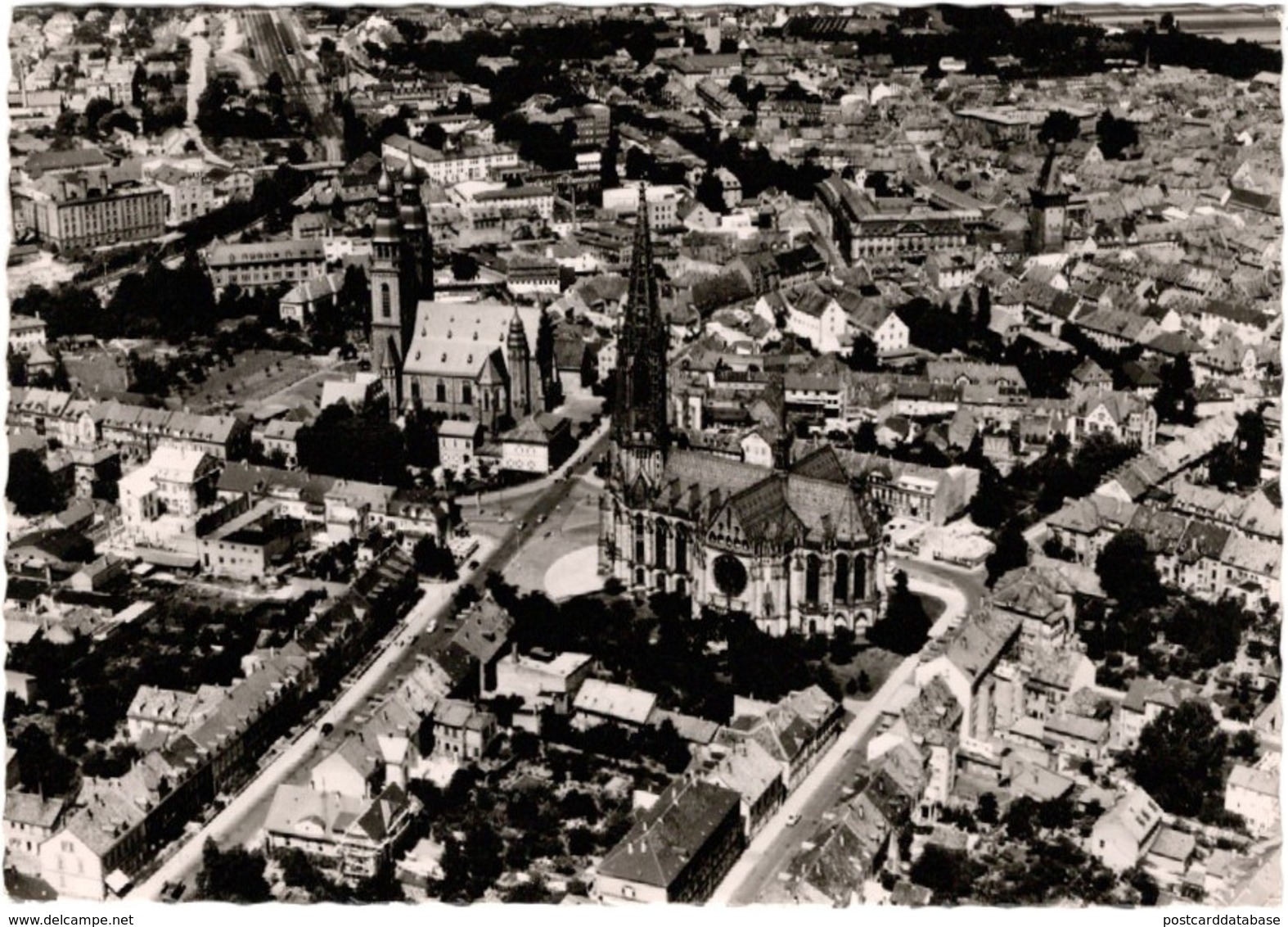 Café Enger - Speyer a. Rh. - & air view