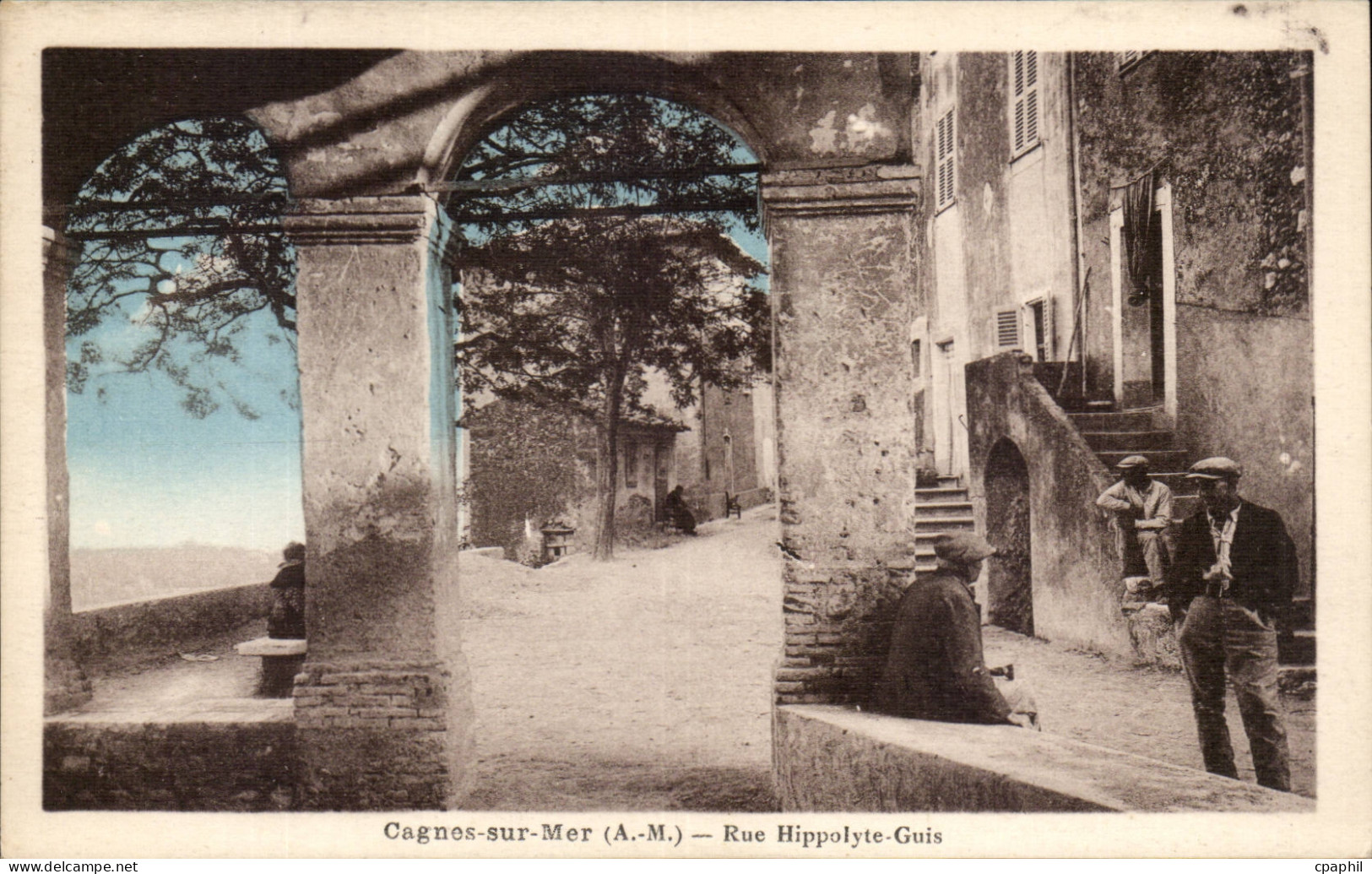 Cagnes sur Mer - Rue Hippolyte Guis - CPA