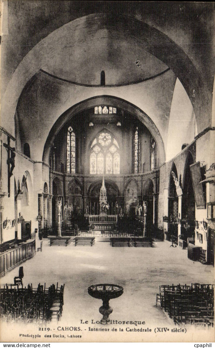 Cahors - La Cathedrale - Interieur - CPA