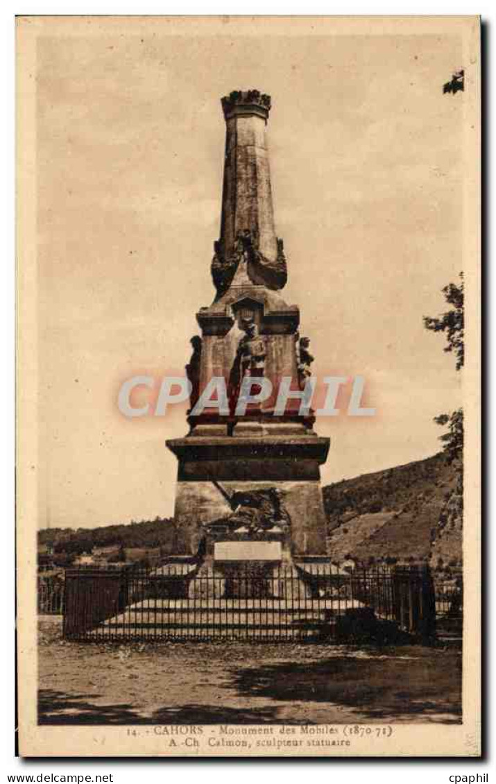 Cahors - Monument des Mobiles - CPA