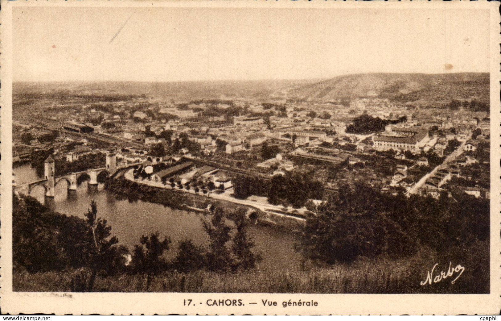 Cahors - Vue Generale - CPA