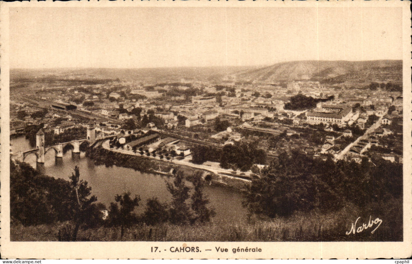 Cahors - Vue Generale - CPA