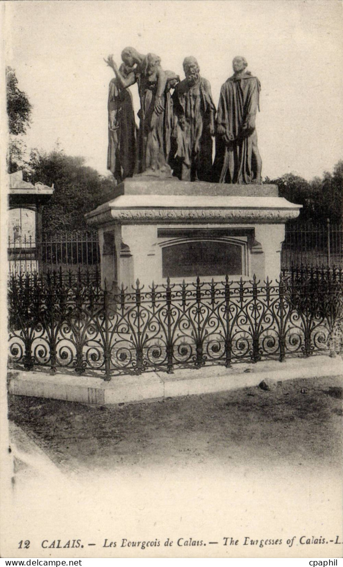 Calais - Les Bourgeois de Calais CPA