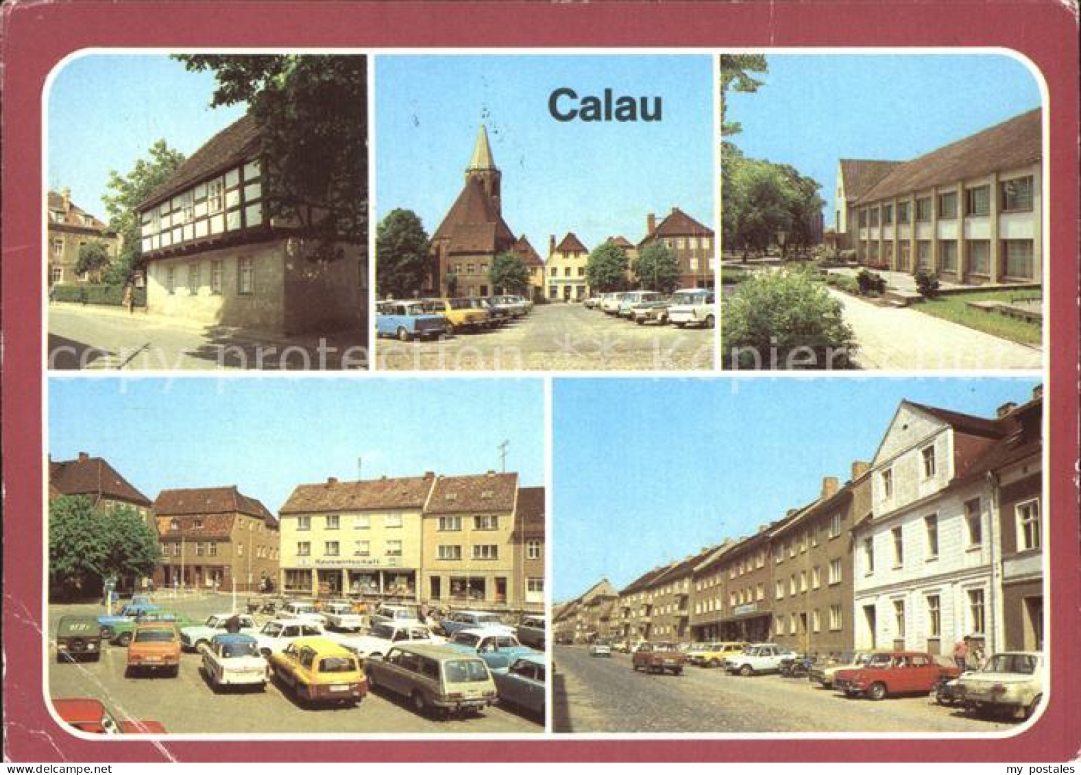 Calau Heimatmuseum Platz des Friedens Haus der Gewerkschaften Cottbuser Strasse