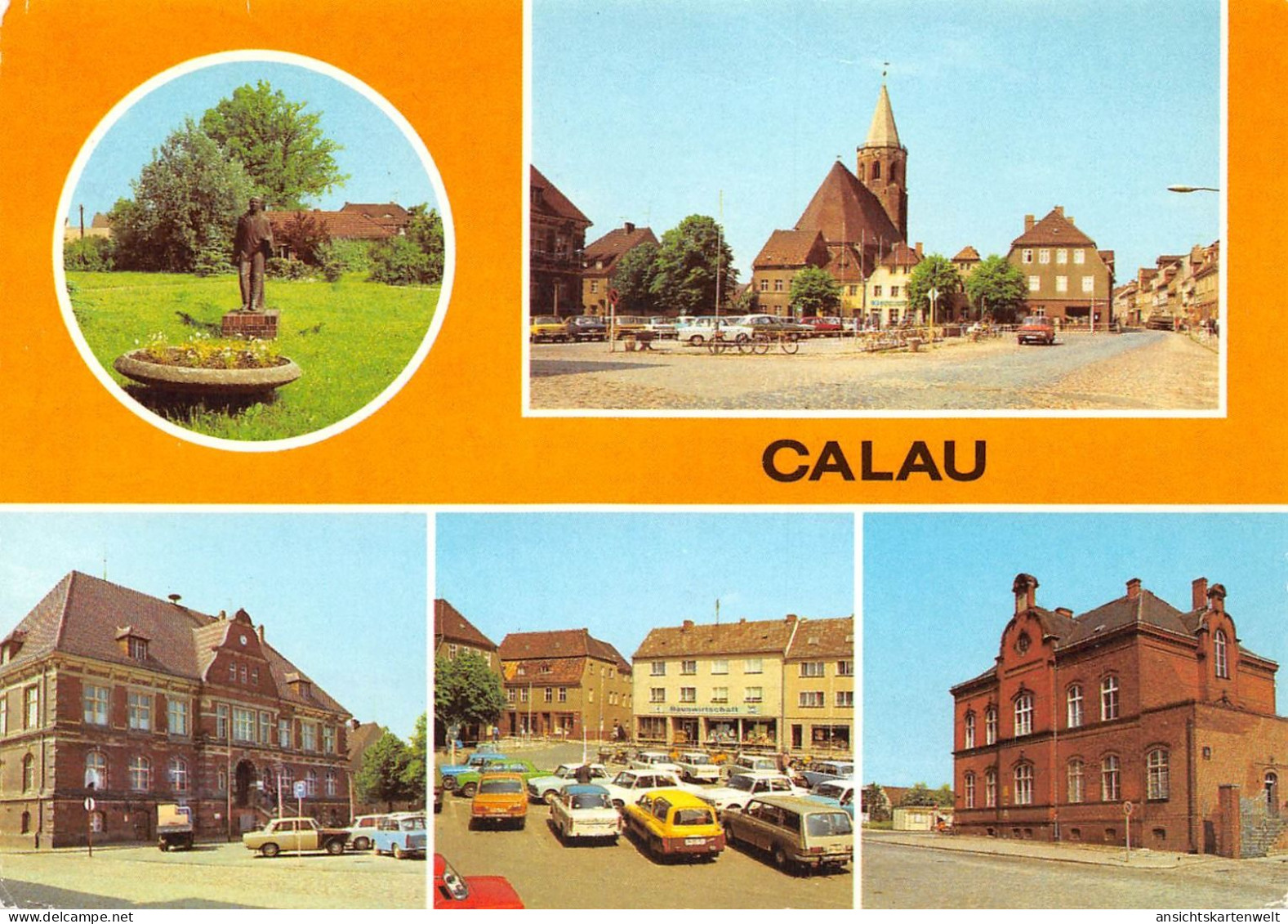 Calau Mehrbildkarte gl1993 #187.749