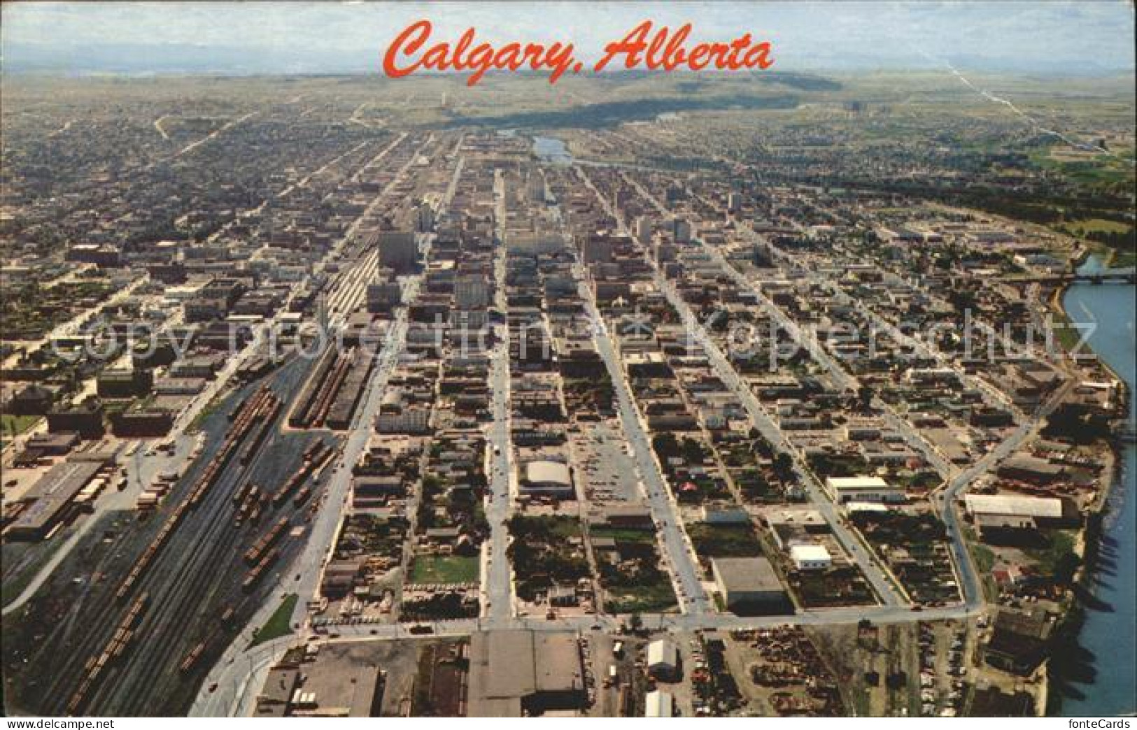 Calgary Aerial view