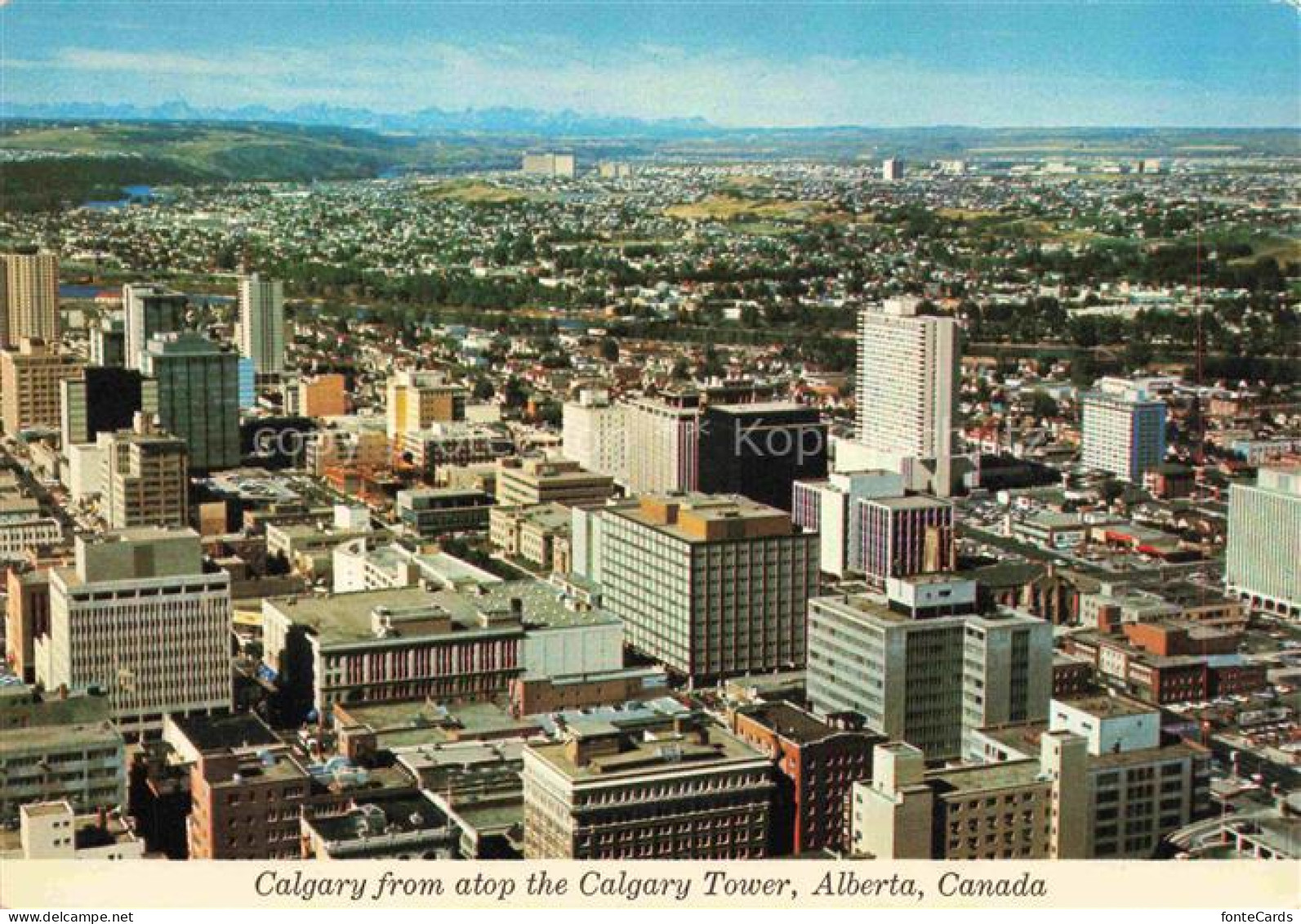 Calgary Alberta Canada Calgary from atop the Calgary Tower