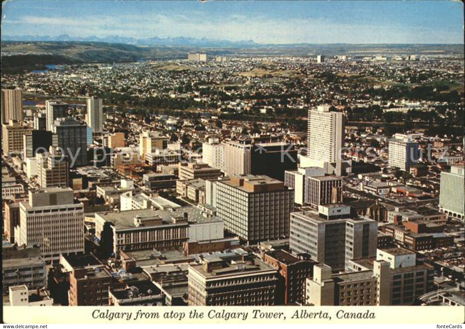 Calgary Blick vom Calgary Turm