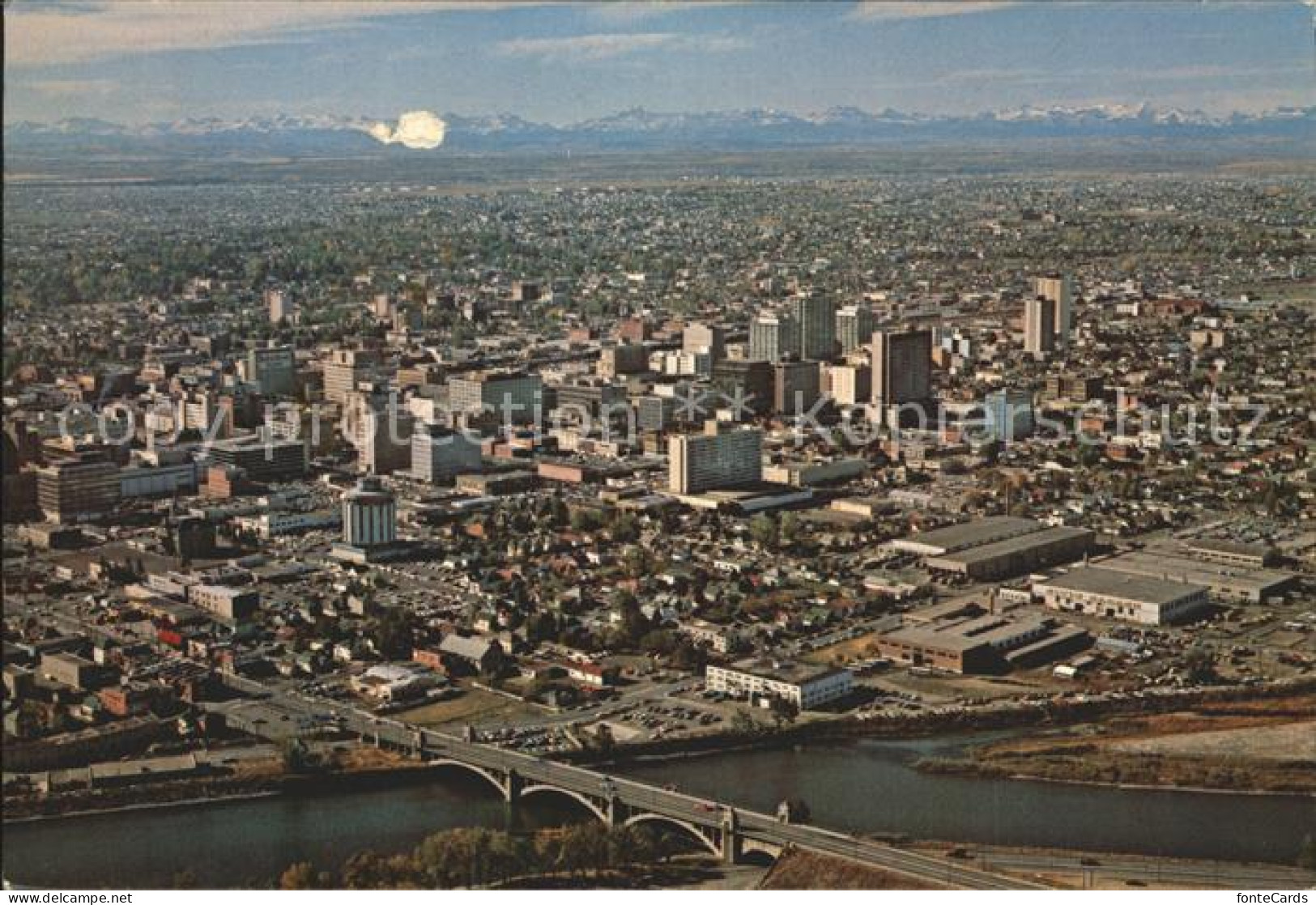 Calgary Fliegeraufnahme