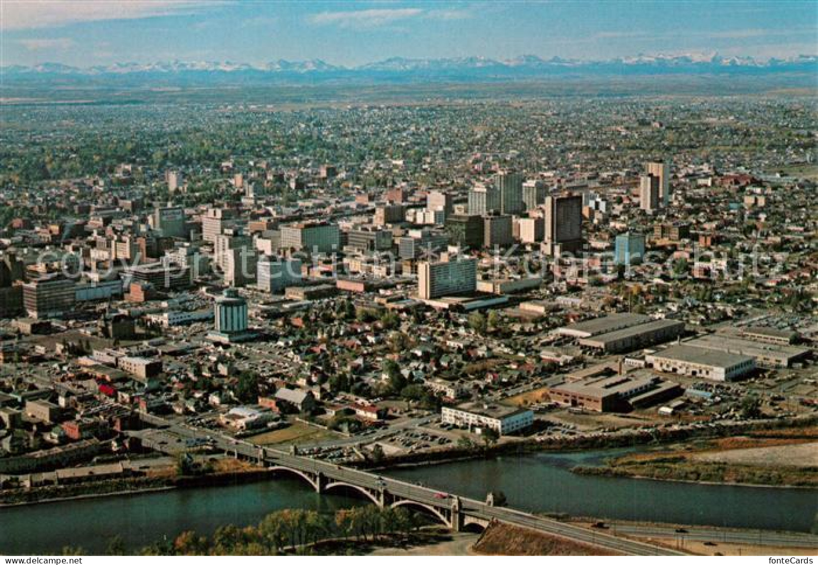 Calgary Fliegeraufnahme