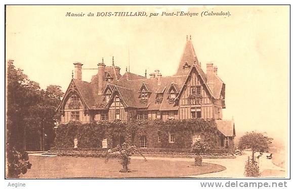 CALVADOS- ref no 14790- manoir du bois thillard par pont l eveque -
