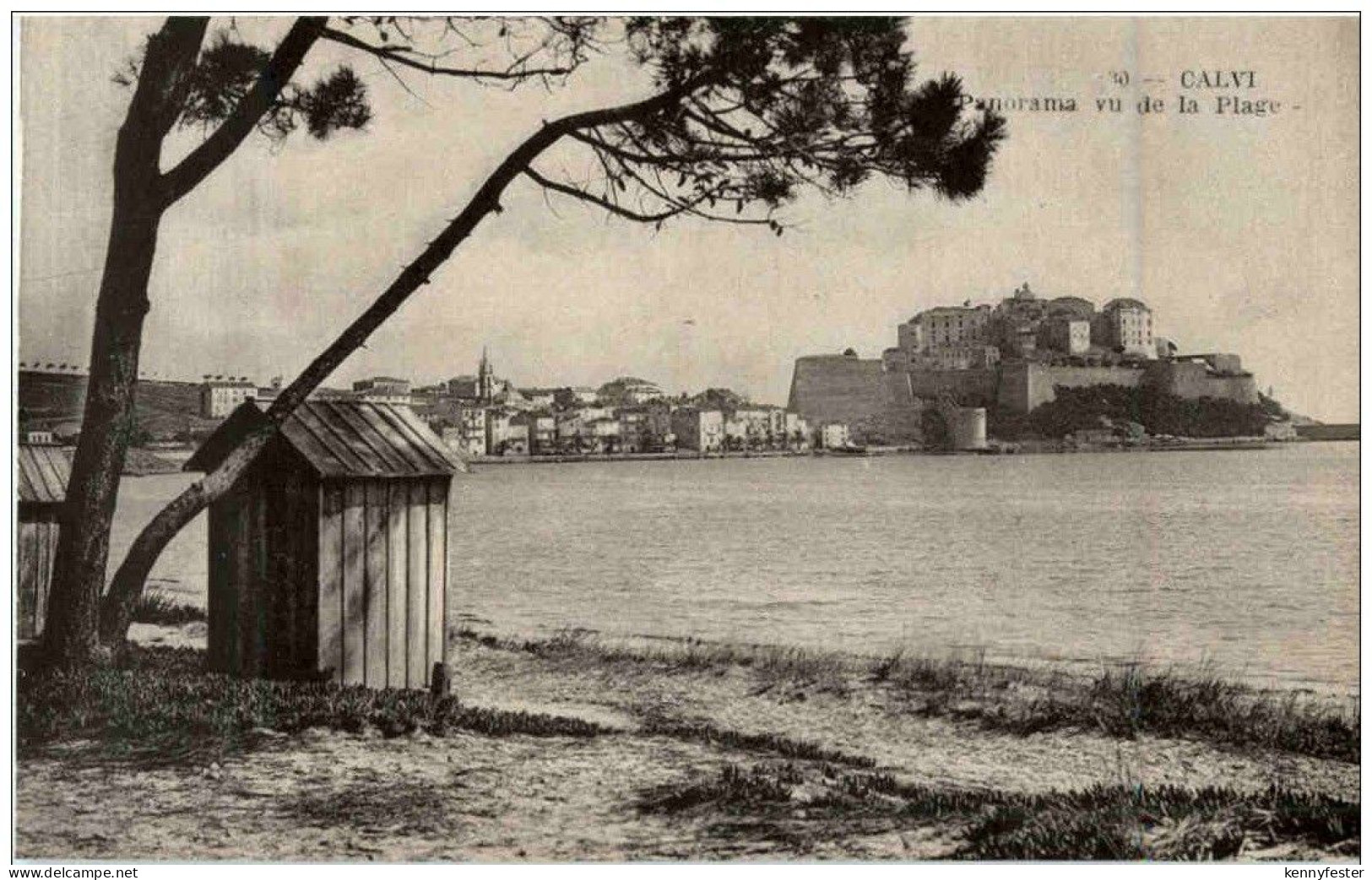 Calvi - Panorama vu de la Plage