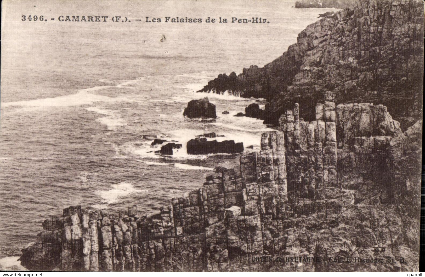 Camaret sur Mer - Les Falaises de la Pen-HIr - CPA