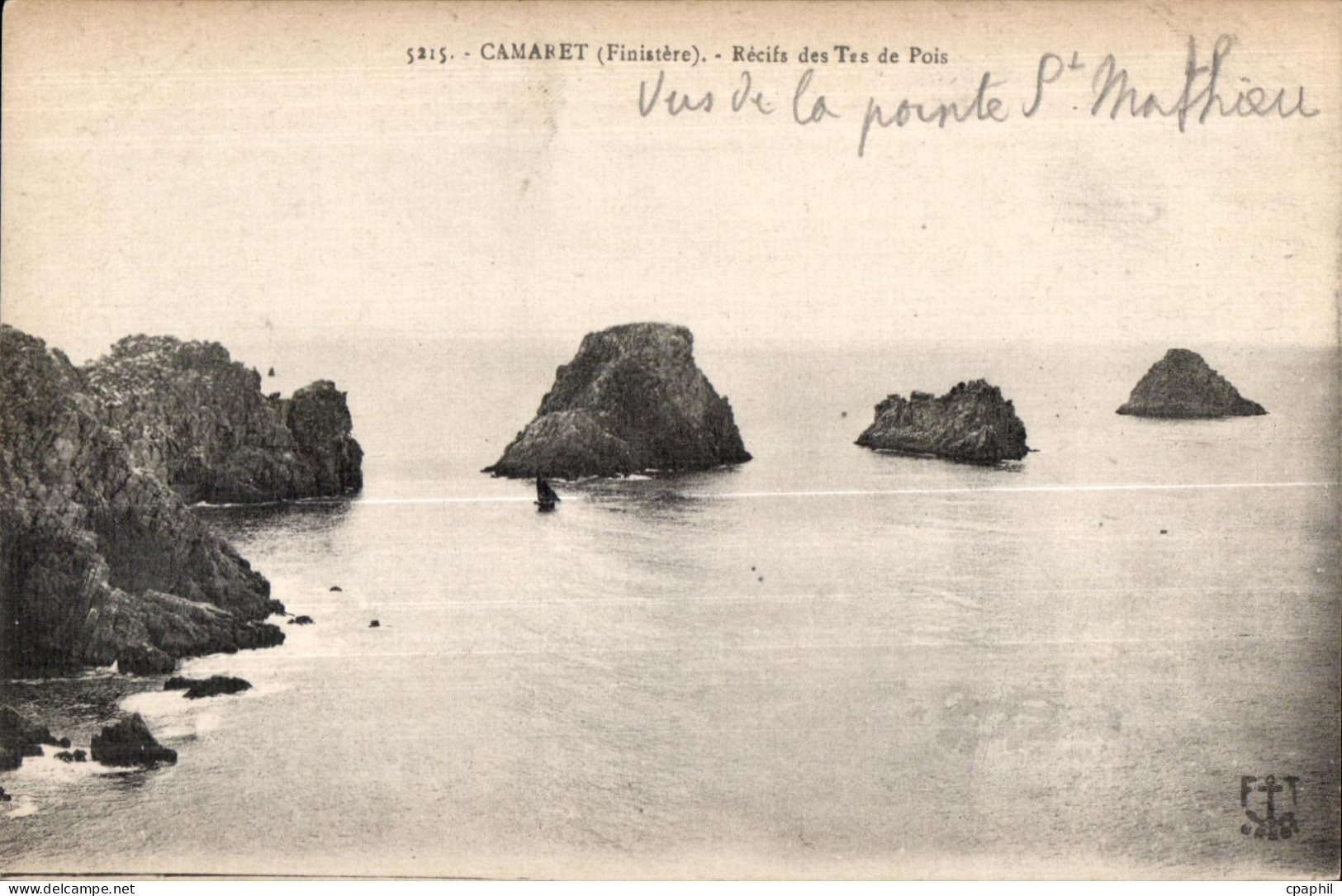 Camaret sur Mer - Recifs des Tas de Pois - CPA