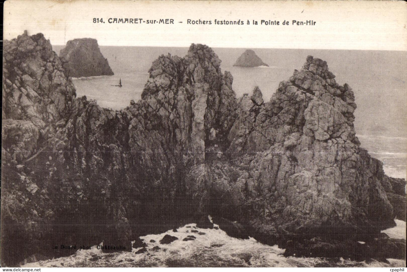 Camaret sur Mer - Rochers Festonnes a la Pointe de Pen-Hir - CPA
