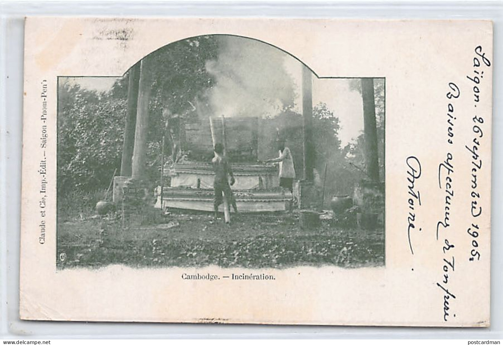 Cambodge - Crémation - Ed. Claude et Cie