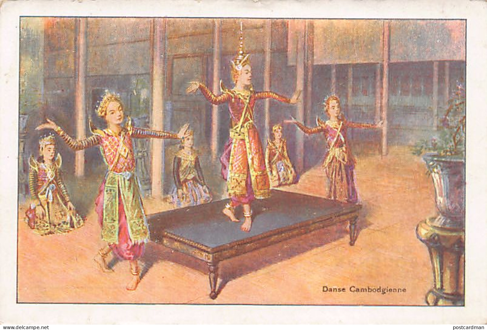Cambodge - Danse cambodgienne - Ed. Bergougnan