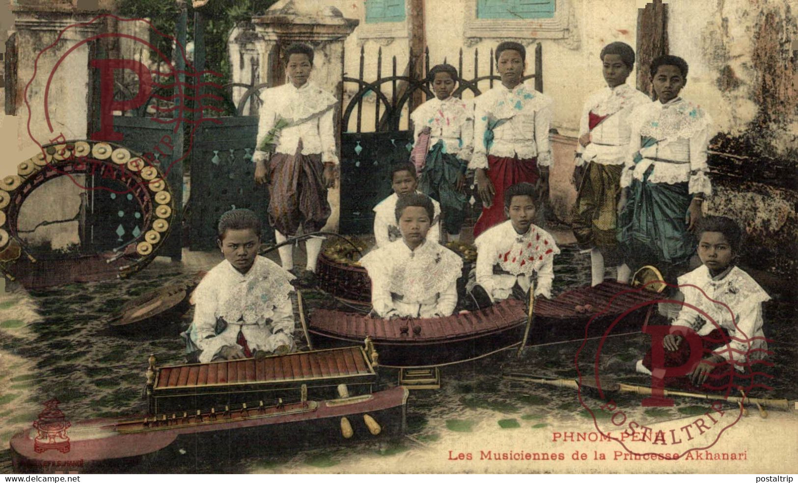 CAMBODGE PHNOM PENH LES MUSICIENNES ASIA  ASIE INDOCHINE