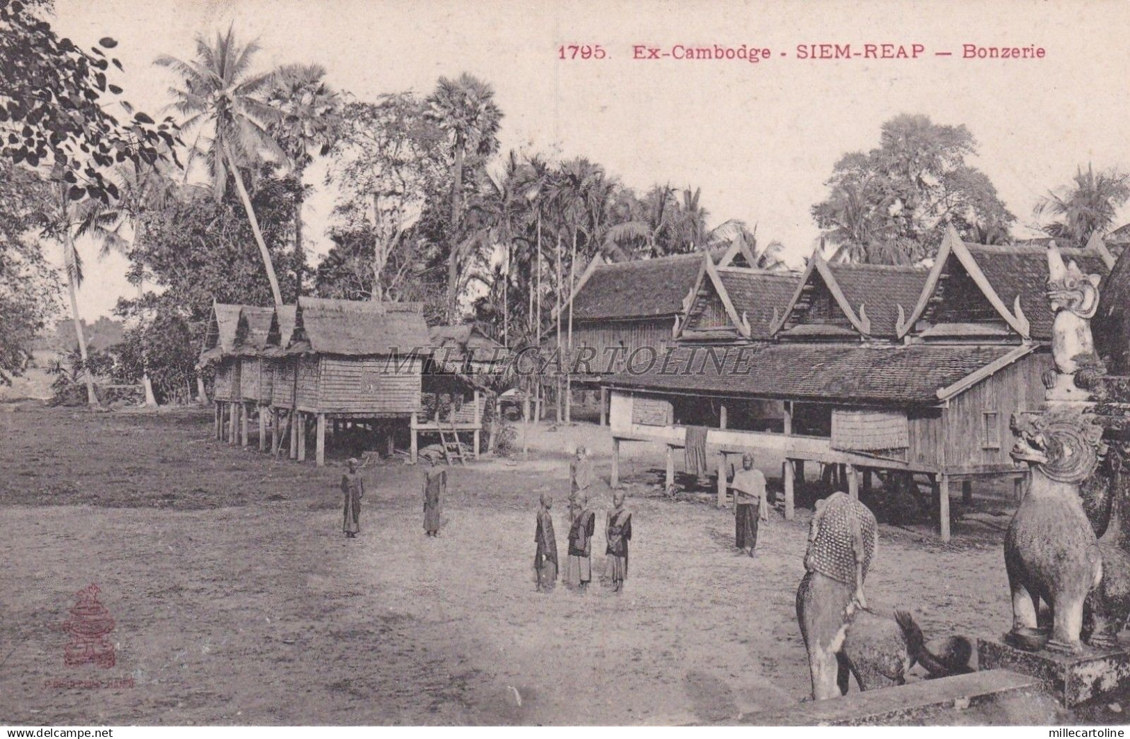 CAMBODGE - Siem-Reap - Bonzerie