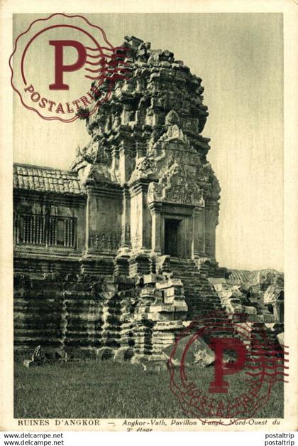 CAMBOYA. CAMBODGE. ANGKOR. Ruines d'angkor