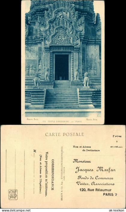 Angkor Religion/Kirche - Tempel Temple Angkor-Vat Kambodscha 1920