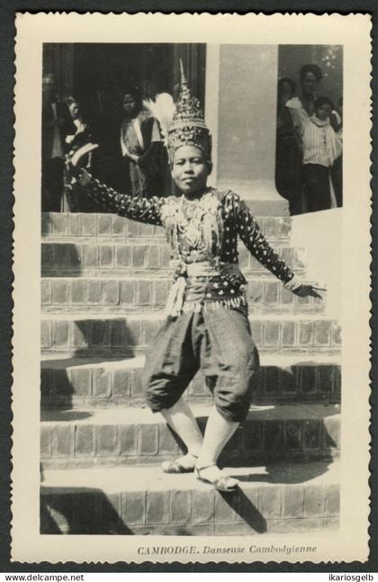 CAMBODGE 1952 Carte Postale " Danseuse Cambodgienne " Cambodia Kambodscha