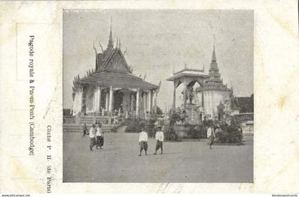 indochina, Cambodia, PHNOM PENH, Pagode Royale (1900s) Postcard