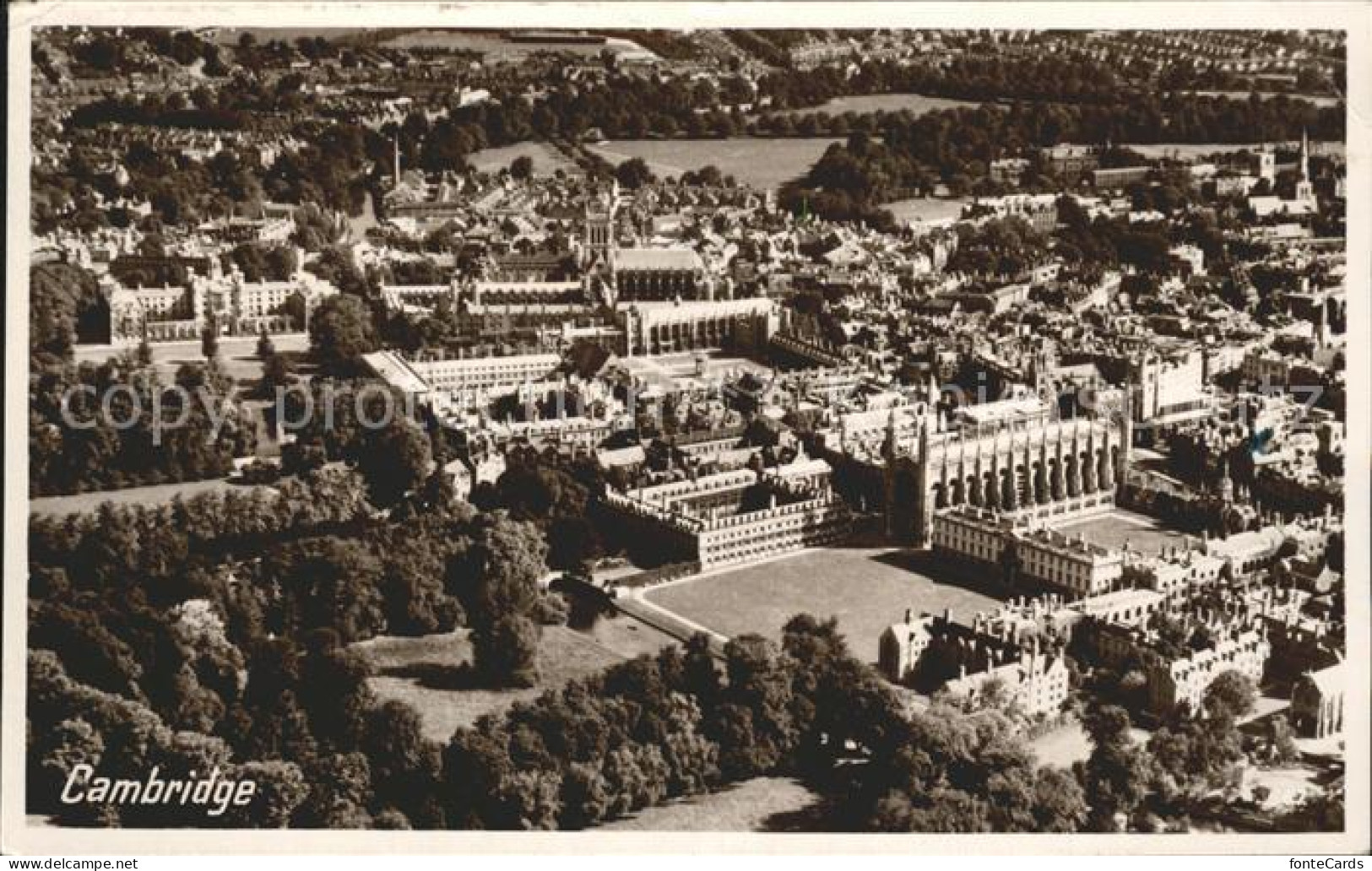 Cambridge Cambridgeshire Fliegeraufnahme