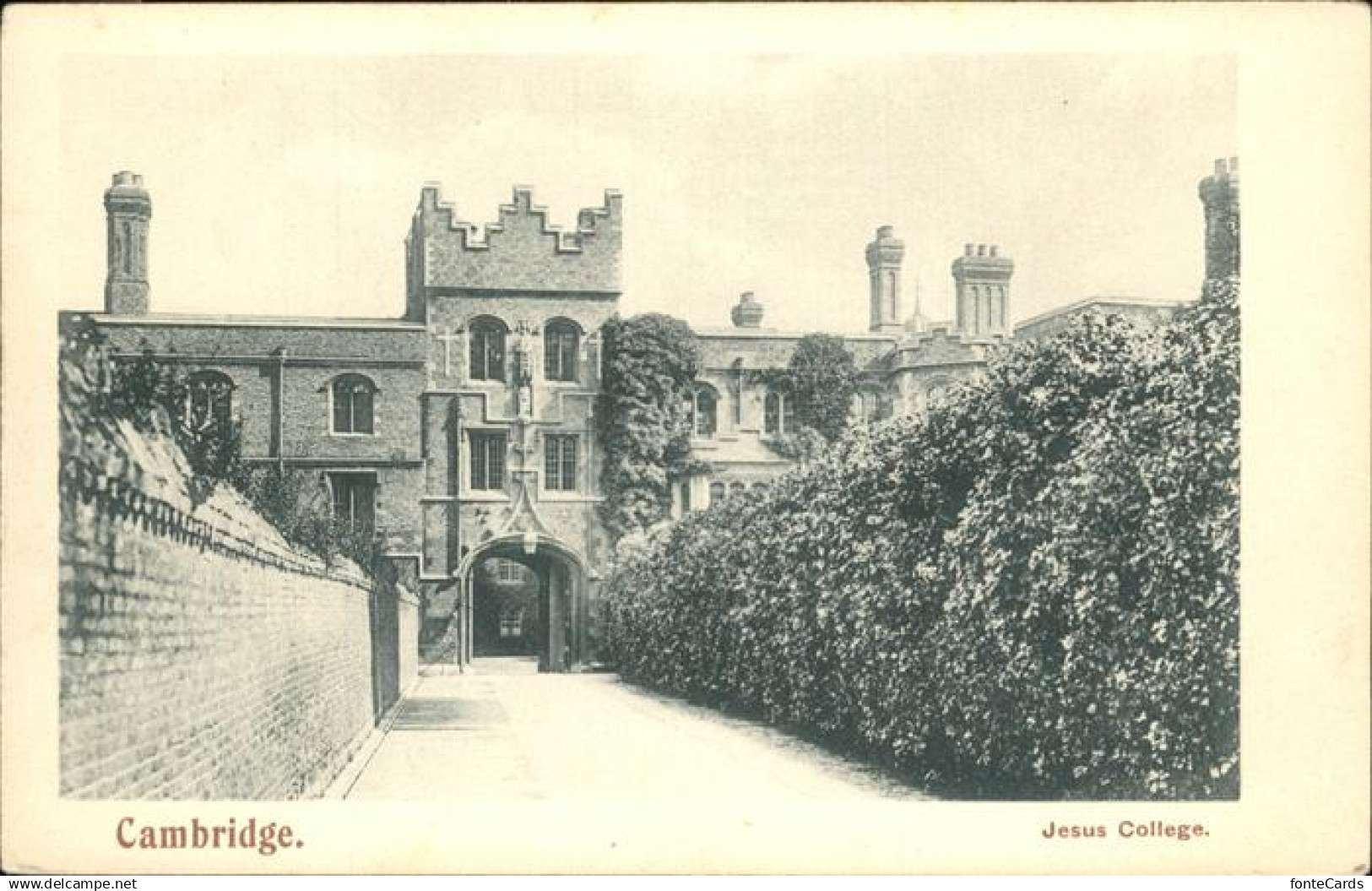 Cambridge Cambridgeshire jesus College