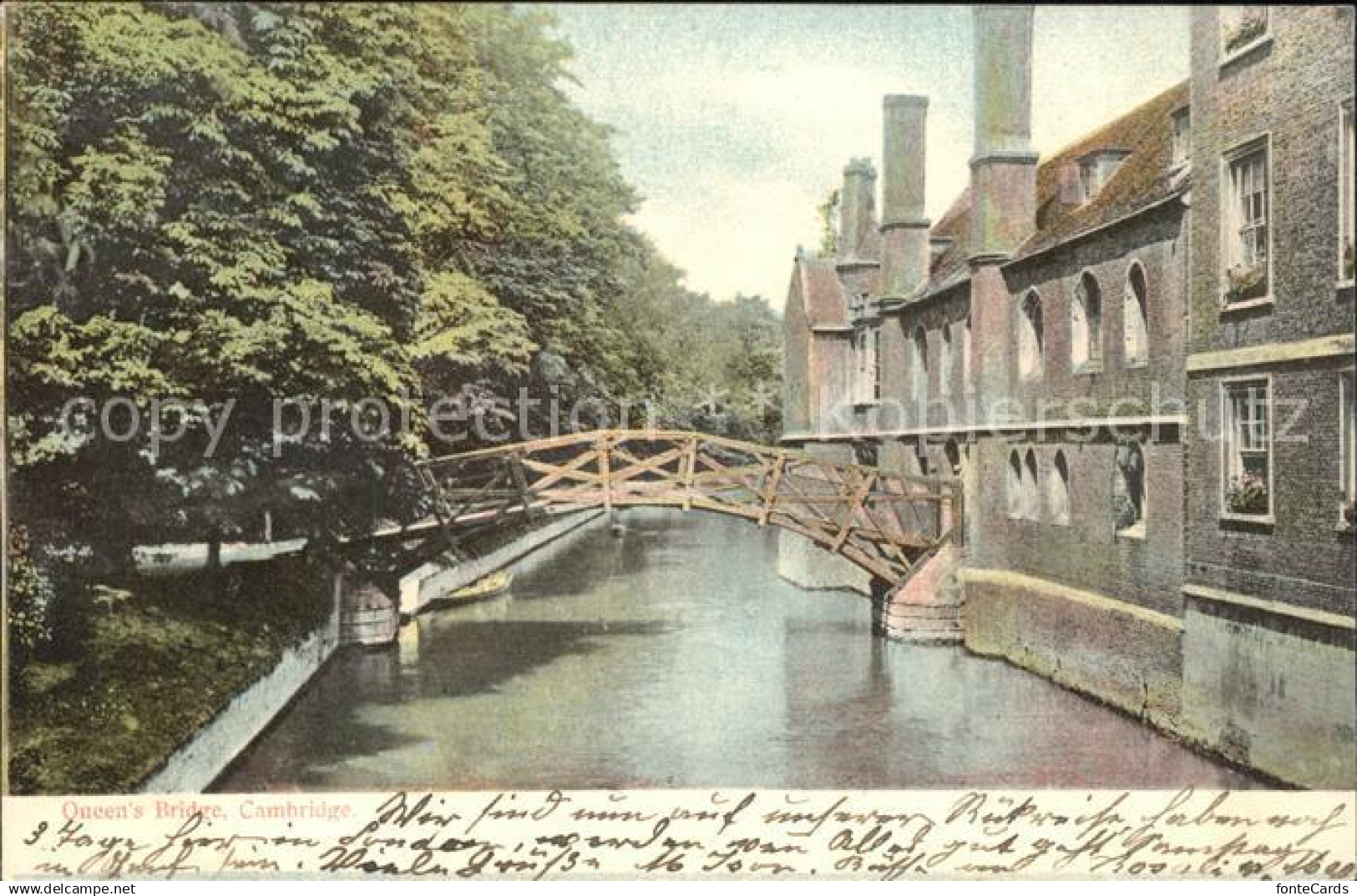 Cambridge Cambridgeshire Queen's Bridge