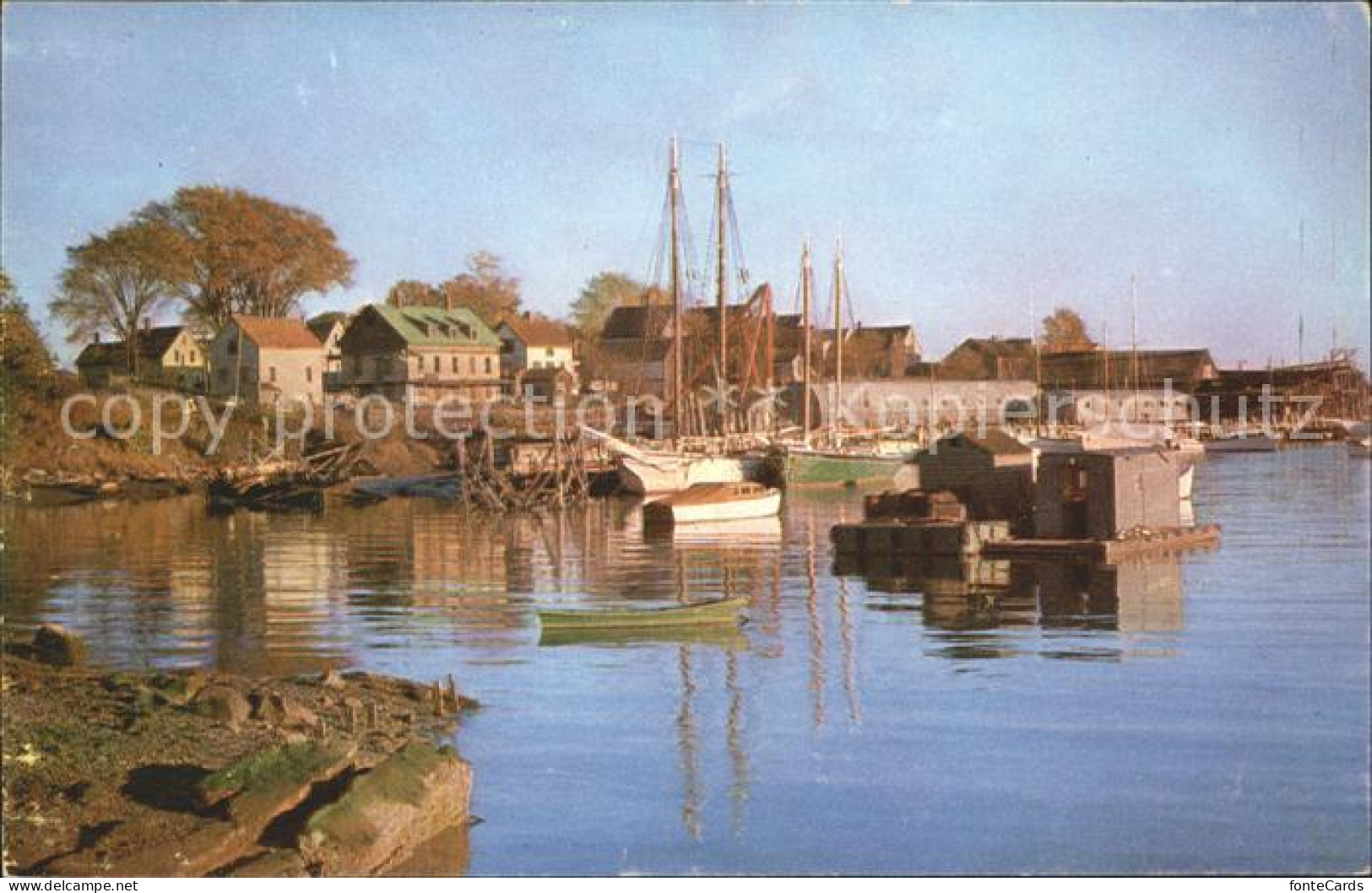 Camden Maine Hafen Segelboote