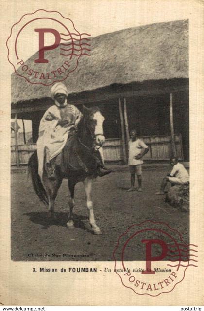 CAMERUN. CAMEROUN MISSION DE FOUMBAN UN NOTABLE VISITE LA MISSION