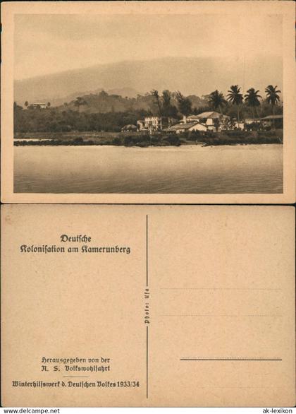 Postcard .Kamerun Kolonisation am Kamerunberg Deutsche Kolonie 1934
