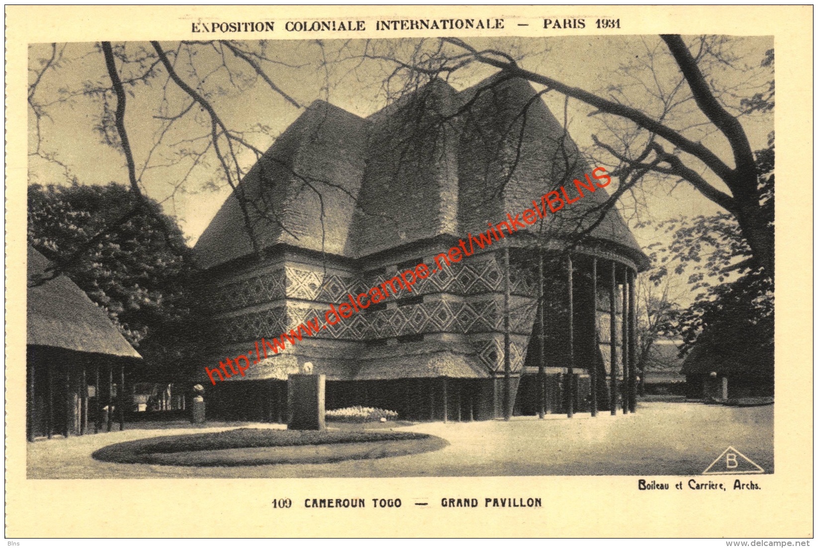 Cameroun Togo - Exposition Coloniale Internationale Paris 1931